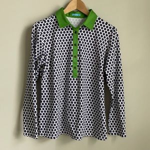 J. McLaughlin Court Long Sleeve Polo
